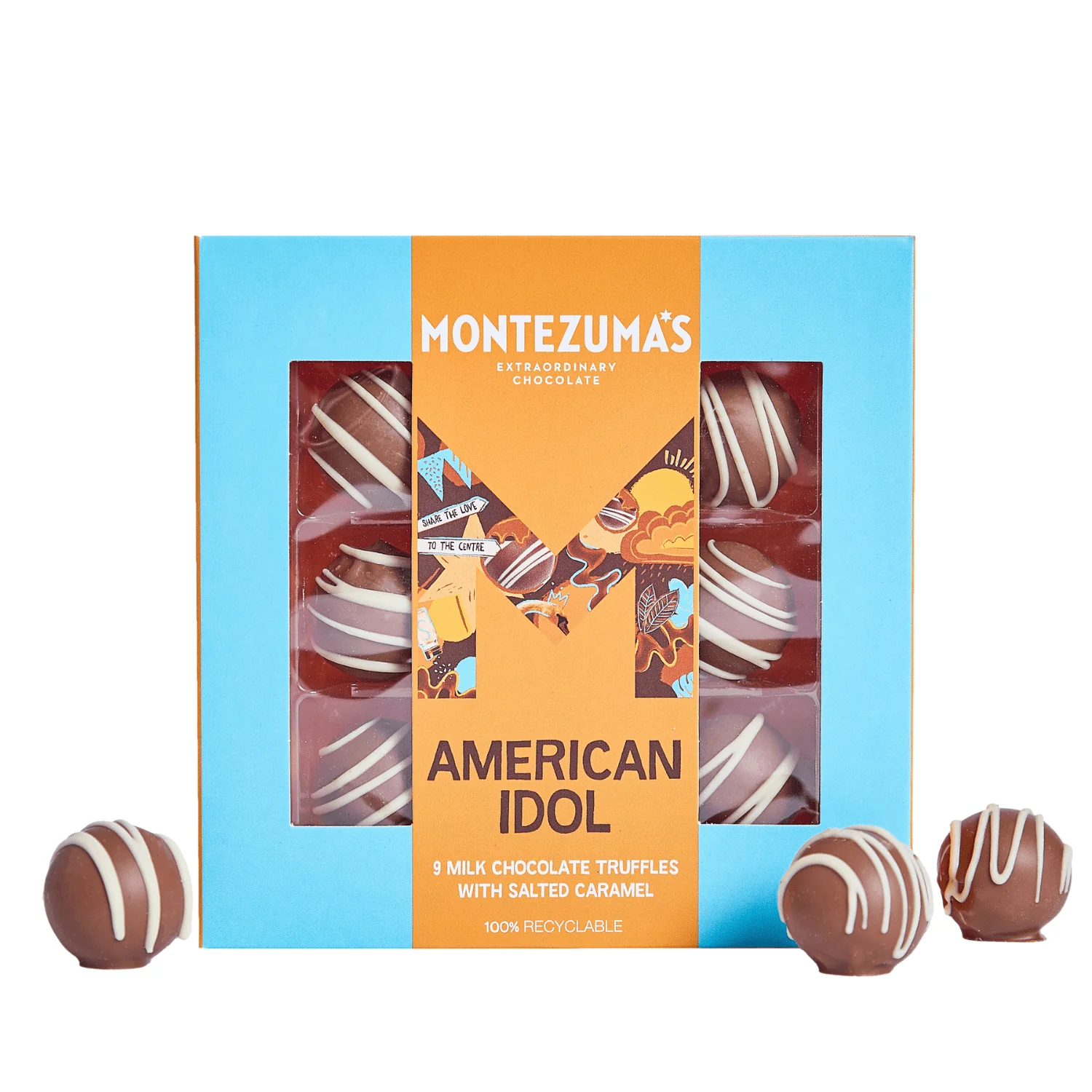 American Idol - 9 Milk Chocolate Truffles with Salted Caramel - Image 4