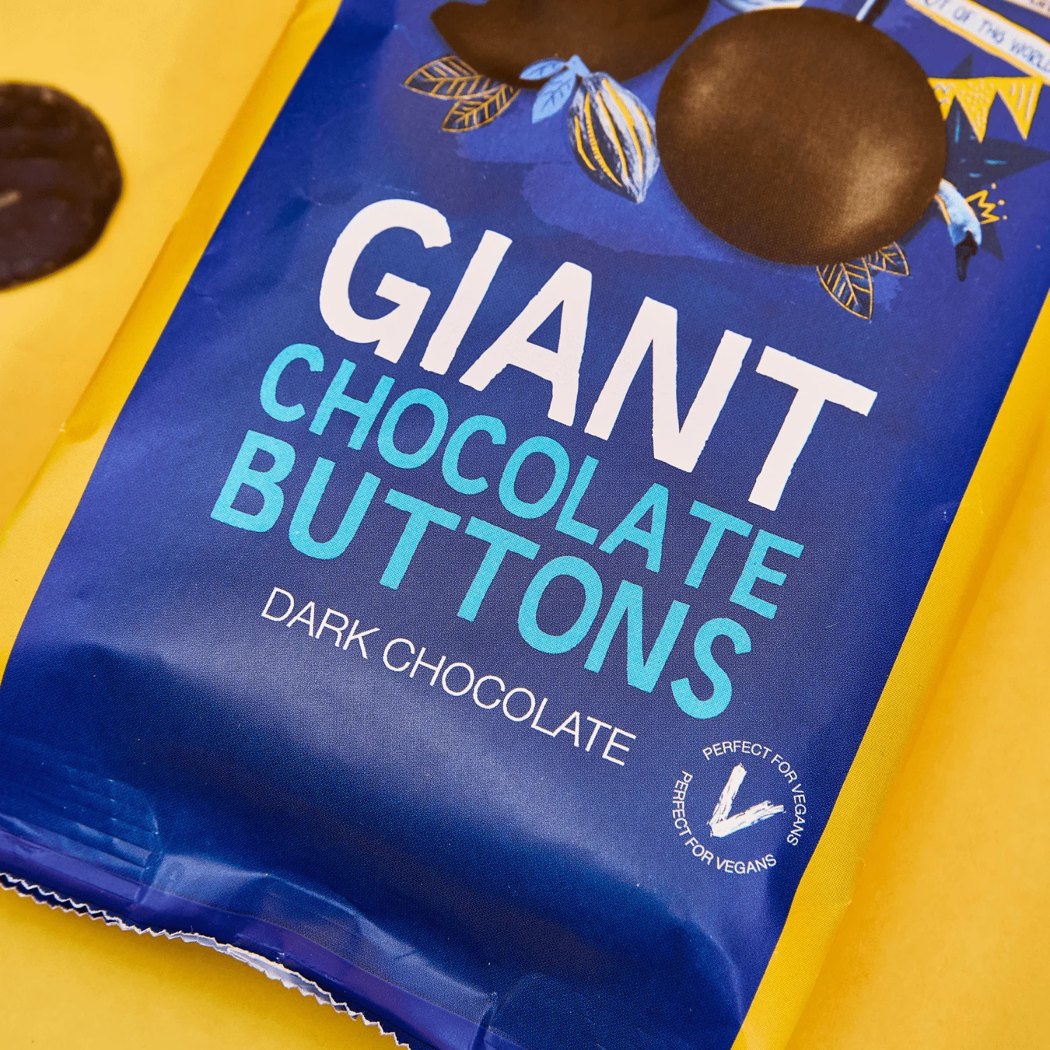 Giant 60% Dark Chocolate Buttons - 120g - Image 3